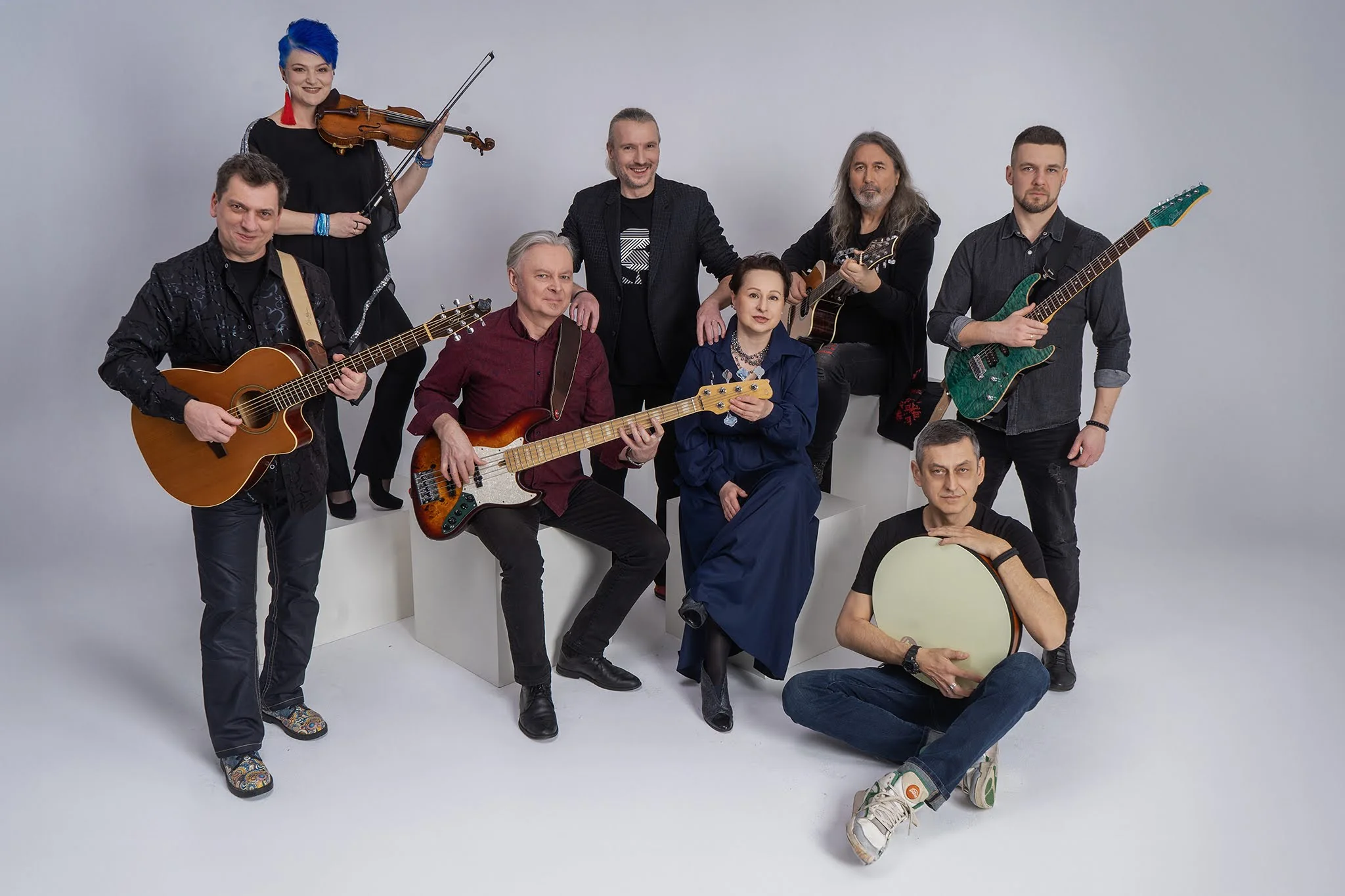 Lubelska Federacja Bardów z instrumentami podczas sesji Lublin 2026